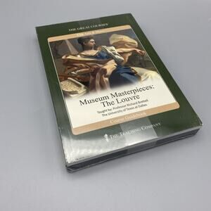 New Sealed The Great Courses Museum Masterpieces: THE LOUVRE Guidebook‎ + DVD